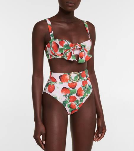Alexandra Miro Clara printed bikini top