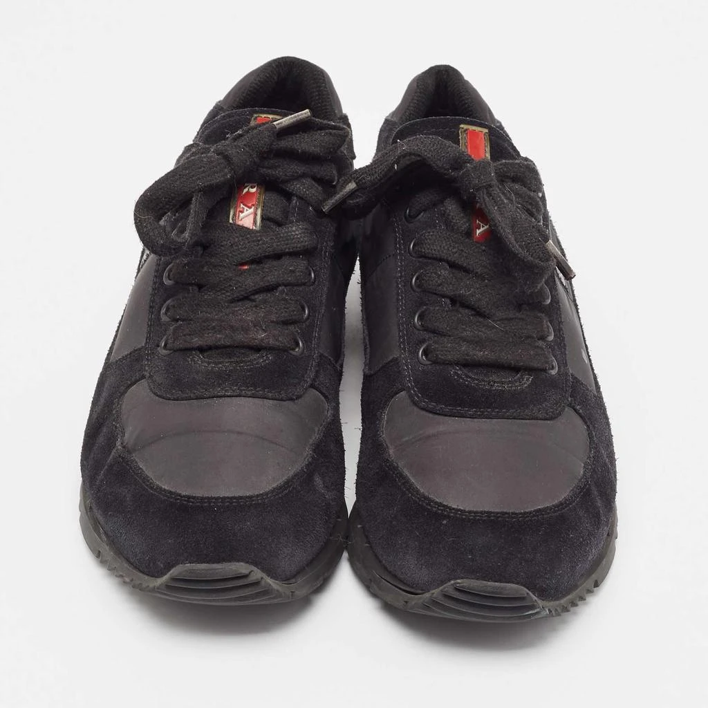 Prada Prada Sport Black Suede and Nylon Low Top Sneakers Size 41 3