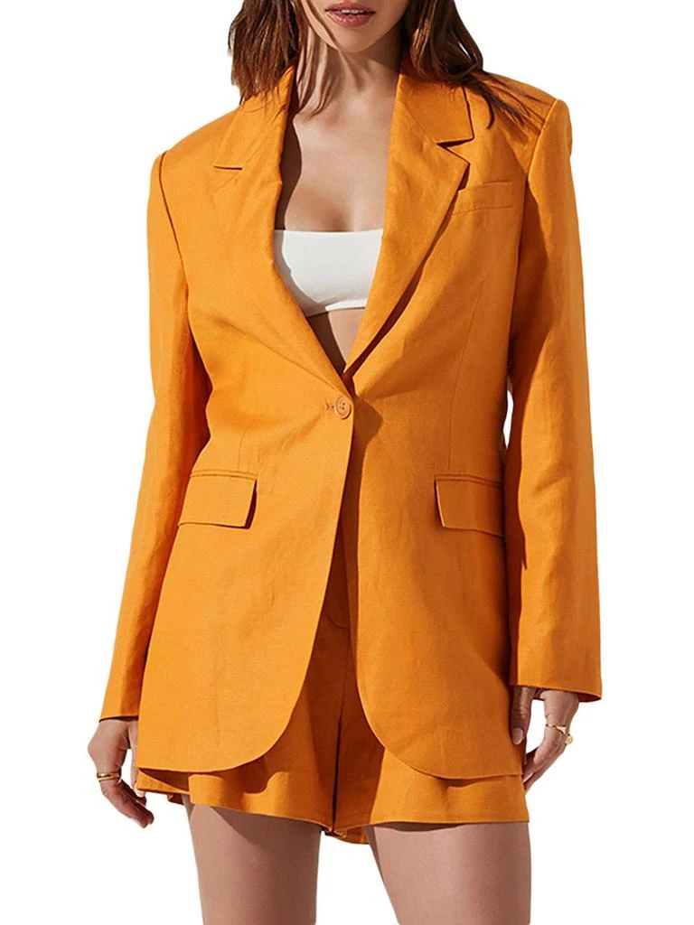 ASTR Womens Suit Separate Business One-Button Blazer 1