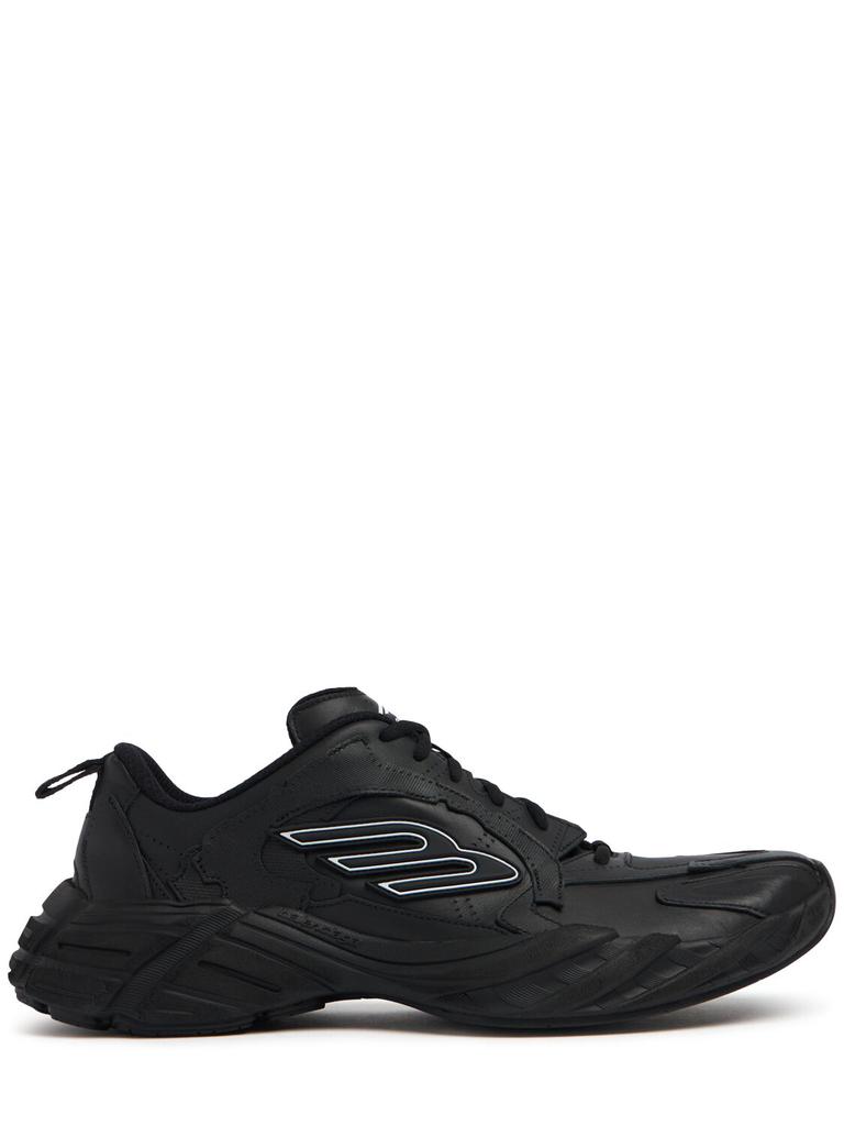 【関税＆送料込み】Balenciaga Monday Leather And Fabric Low Balenciaga - Monday leather and fabric low-top sneakers