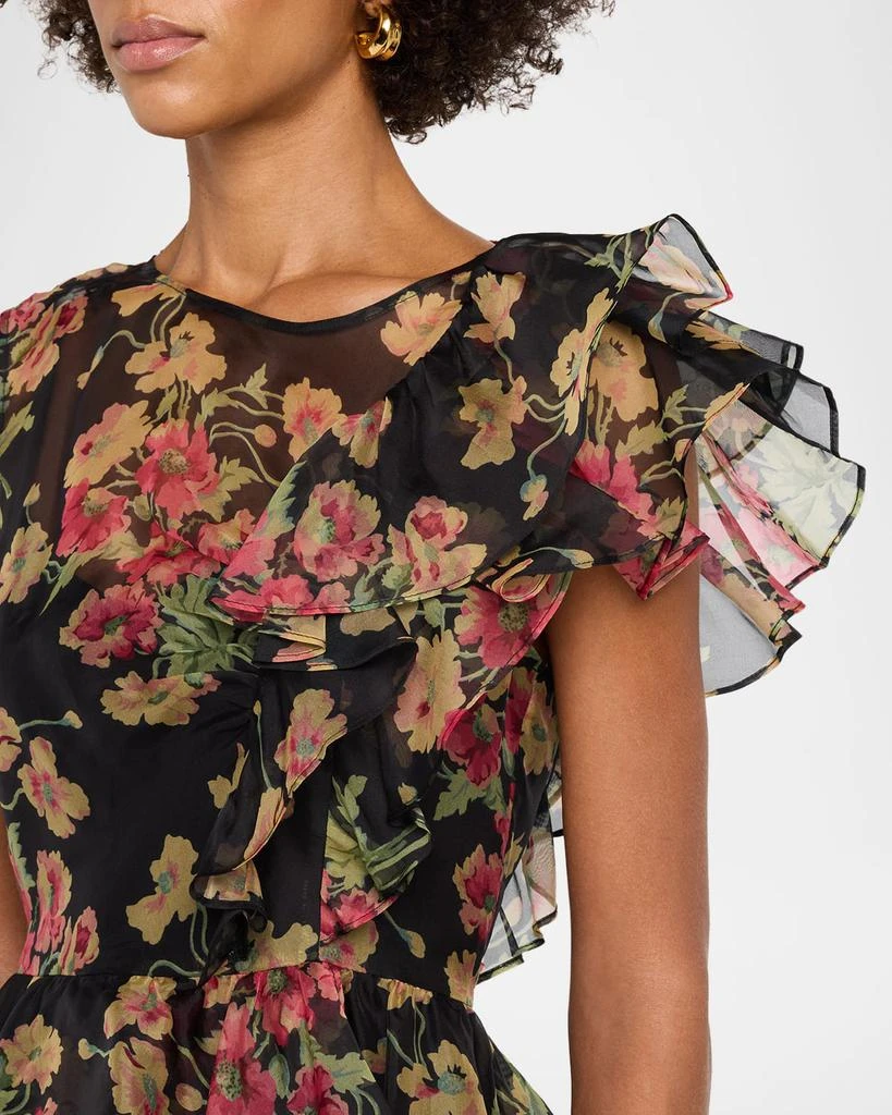 Sea Cornelia Floral Organza Midi Dress 5