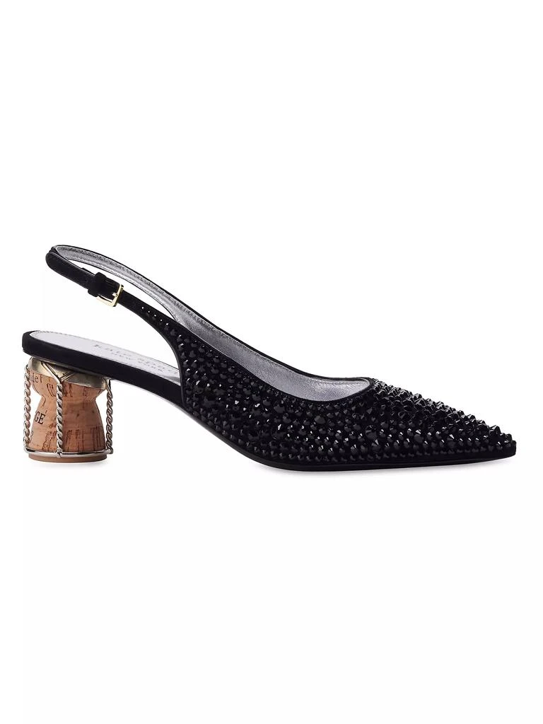 Kate Spade Soiree Crystal Cork Pumps 1