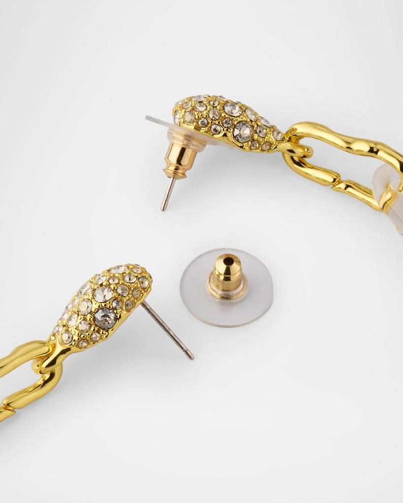 Alexis Bittar Liquid Lucite Crystal Pave Geode Drop Earrings 4