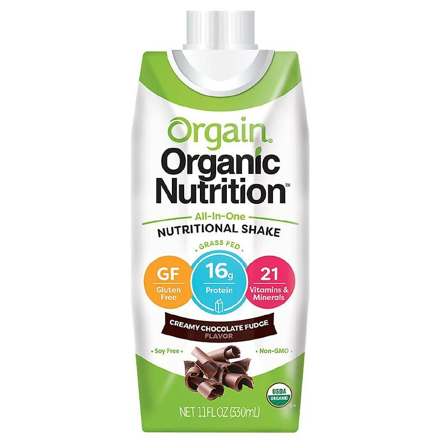 Orgain Organic Nutrition All-In-One Nutritional Shake Creamy Chocolate Fudge 4