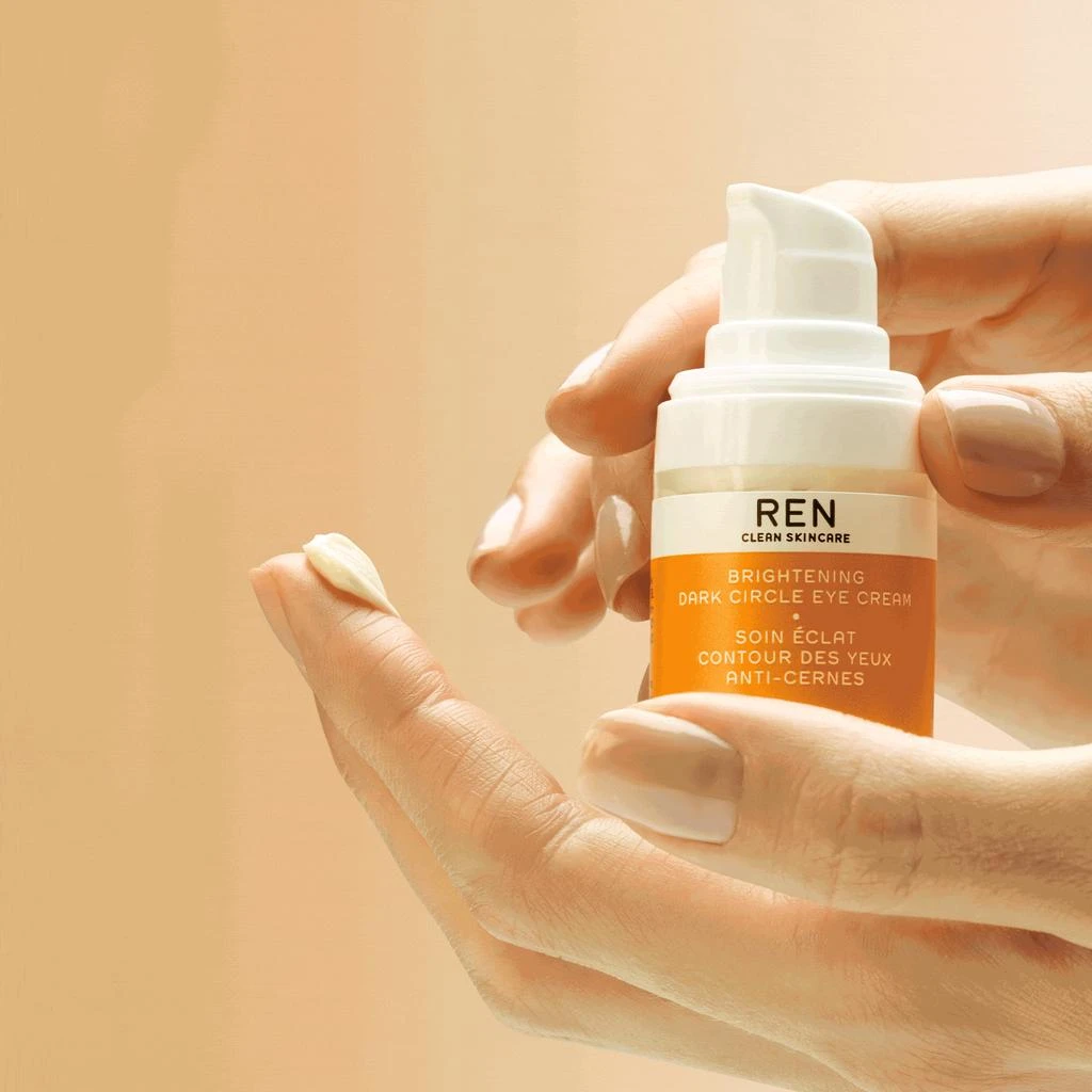 REN Clean Skincare Mini Radiance Brightening Dark Circle Eye Cream 4