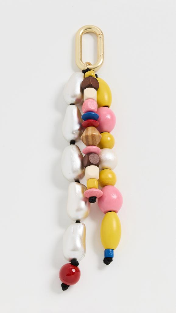 Clare V Multi Beaded Fob
