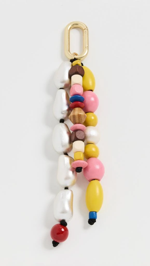 Clare V Multi Beaded Fob 1