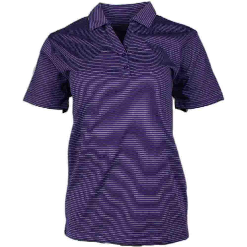 Page & Tuttle Two Color Stripe Short Sleeve Polo Shirt