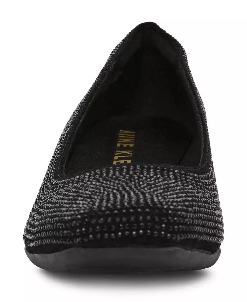 Anne Klein Women's Wisher Embellished Wedge Pumps 9