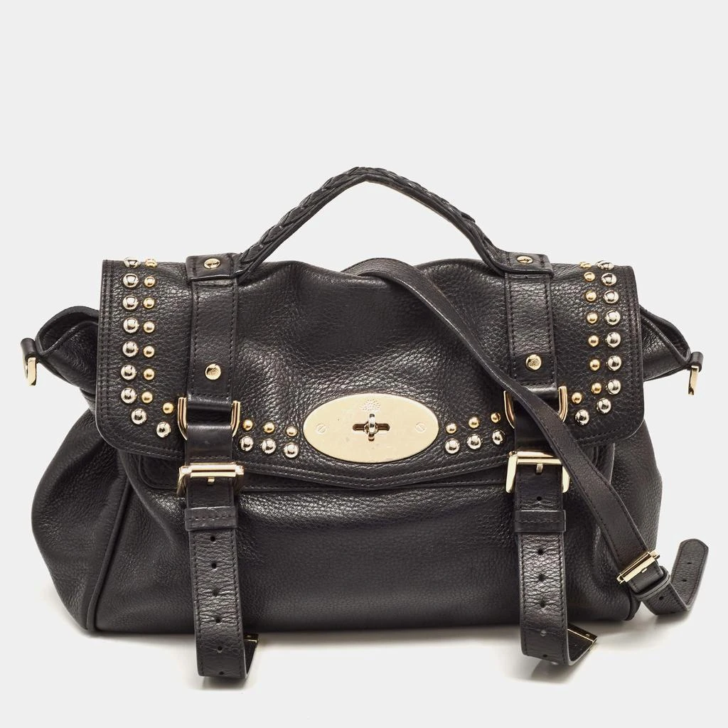 Mulberry Mulberry Black Leather Alexa Satchel 1