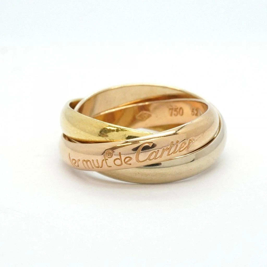 Cartier pink gold (18K) gold (18K) yellow gold (18K) Band Ring (Pre-Owned) 4