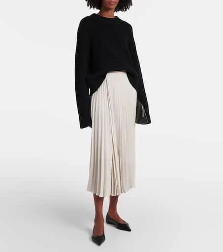 Vince Pleated midi skirt 2