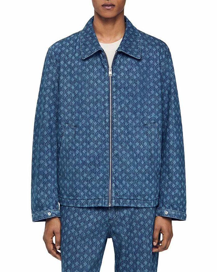 Sandro Denim Rope Jacket