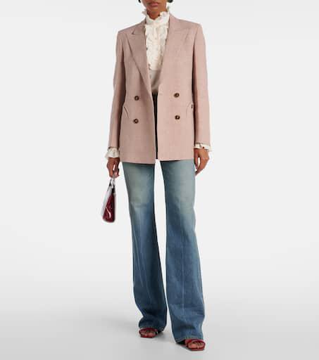 BLAZÉ MILANO Spray linen and wool blazer