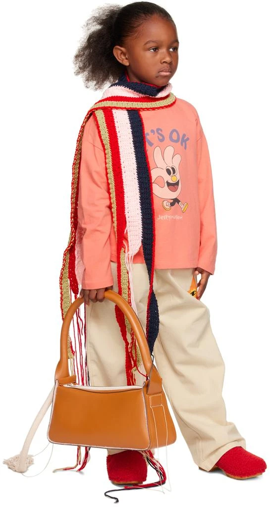 Jellymallow Kids Off-White Eagle Eye Trousers 4