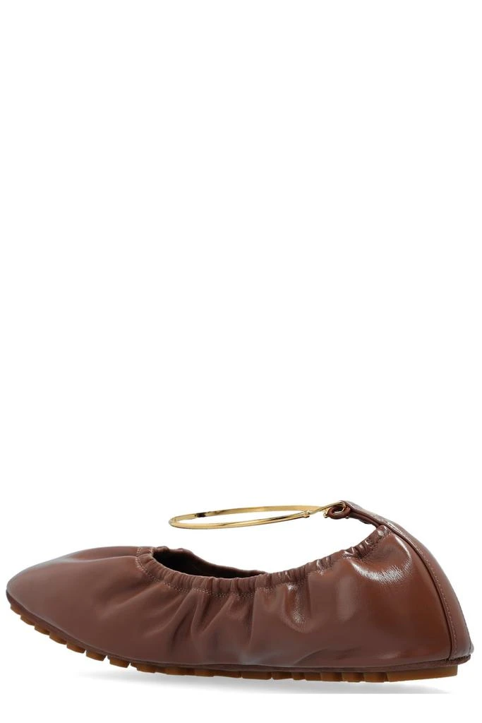 Fendi Fendi Ruched-Detail Ballerina Flats 3