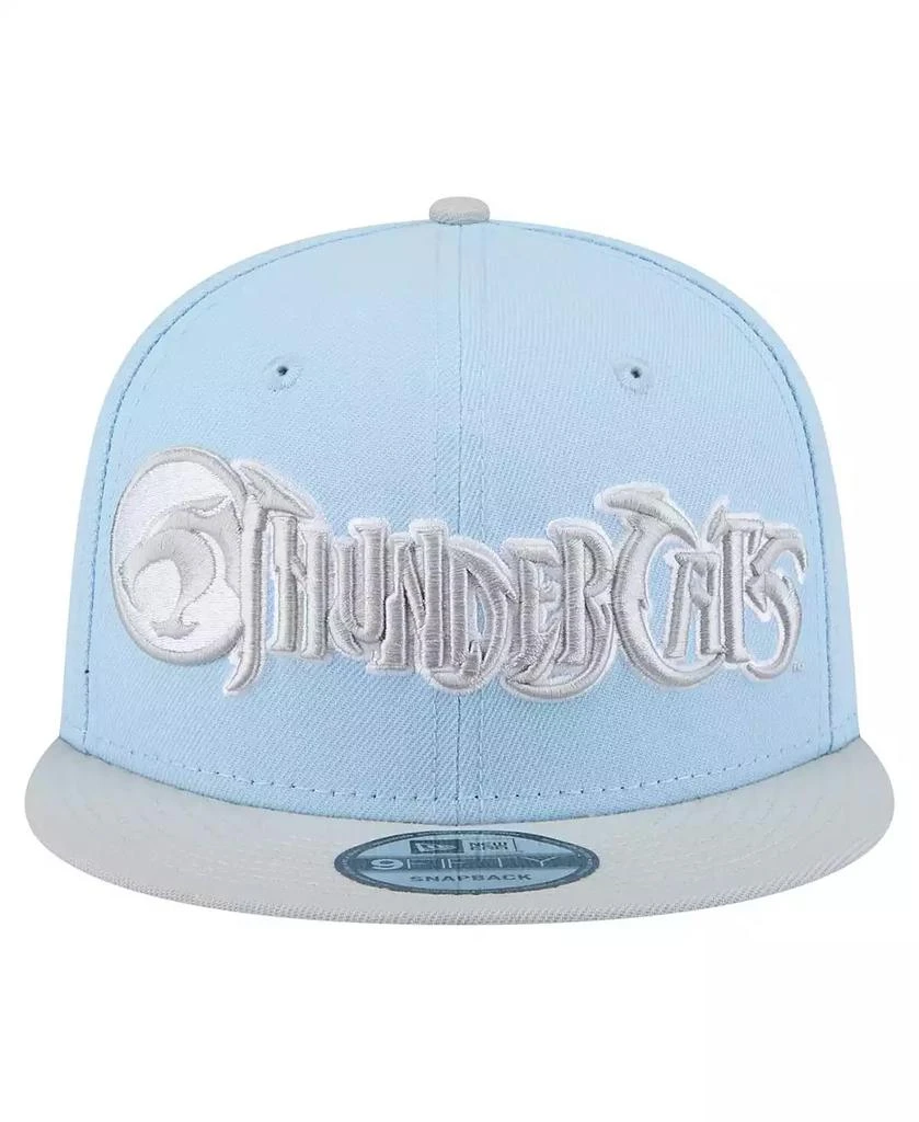New Era Men's Light Blue/Gray Thundercats Two-Tone 9FIFTY Snapback Hat 2