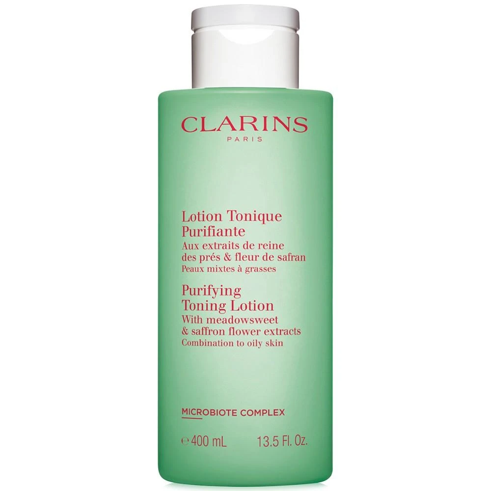 Clarins Purifying Toning Lotion With Meadowsweet Luxury Size, 13.5 oz. 1