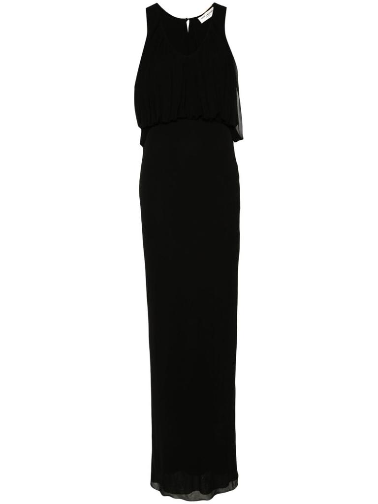 【関税込み】saint laurent 'Saharienne' dress Saint Laurent Saharienne Shirt Dress | Neutrals | FARFETCH