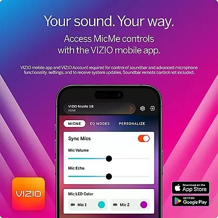 VIZIO VIZIO MicMe 2.1 Channel Karaoke Soundbar 5