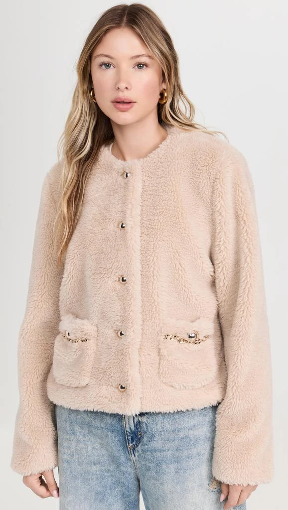 Generation Love Jen Faux Lamb Fur Jacket 6