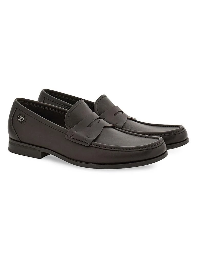 Salvatore Ferragamo Athen Leather Penny Loafers 2