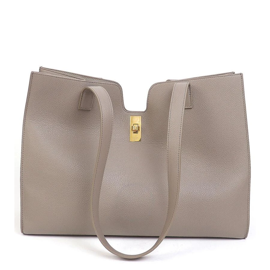 Celine Cabas 16 Soft In Supple Grained Calfskin - Pebble 1