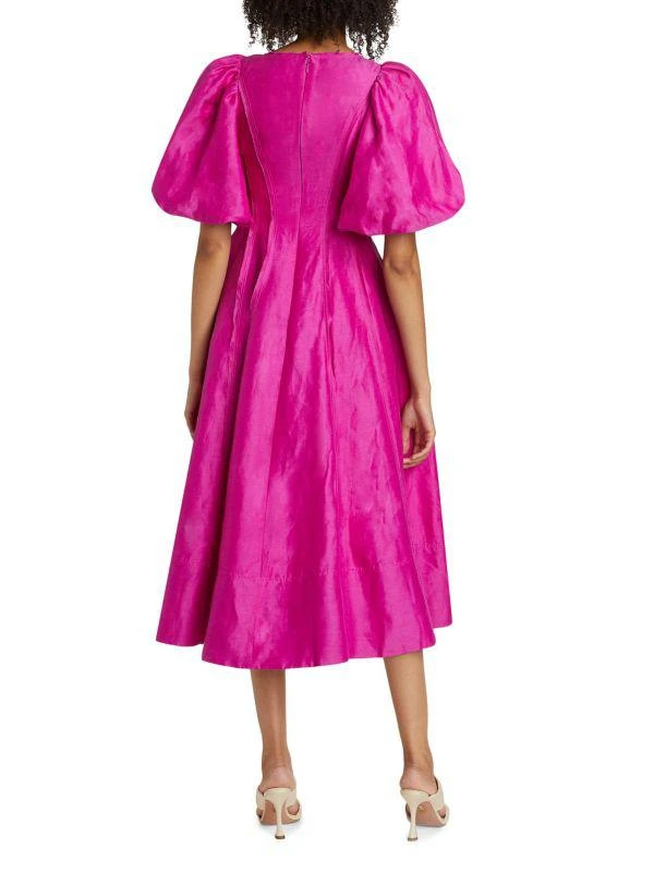 Shop Dusk Linen-Blend Puff-Sleeve Midi-Dress on Sale at BeyondStyle  Get  61% Off Dusk Linen-Blend Puff-Sleeve Midi-Dress with Limited-Time Flash  Deals, Exclusive Discounts, and Special Offers. Enjoy Unbeatable Savings on  Dusk Linen-Blend