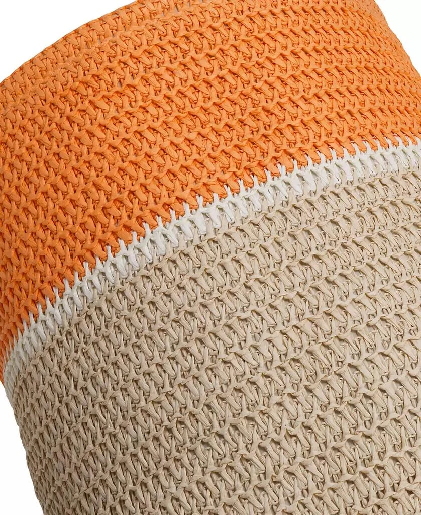 Honey Can Do Paper Straw Nesting Baskets with Handles, Set of 3 6