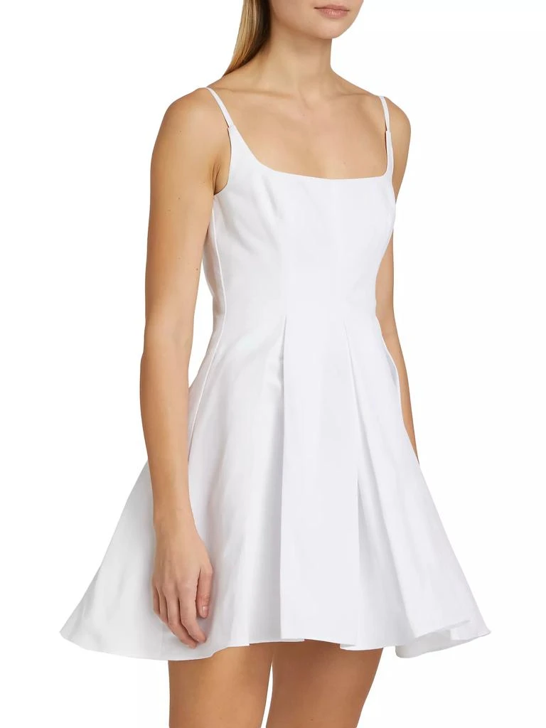 Staud Joli Pleated Minidress 4