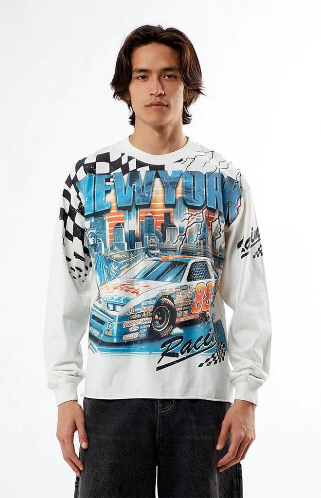 PacSun New York Racing Cropped Long Sleeve T-Shirt 1