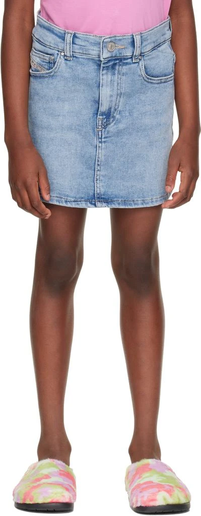 Diesel Blue Gianna Jjj Denim Skirt