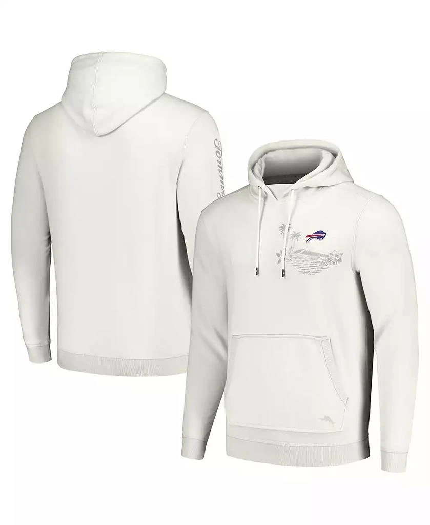 Tommy Bahama Men's White Buffalo Bills Home Game Pullover Hoodie 1