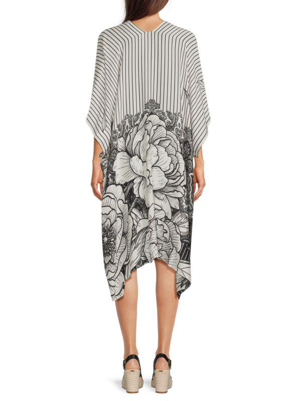La Fiorentina Printed Kimono