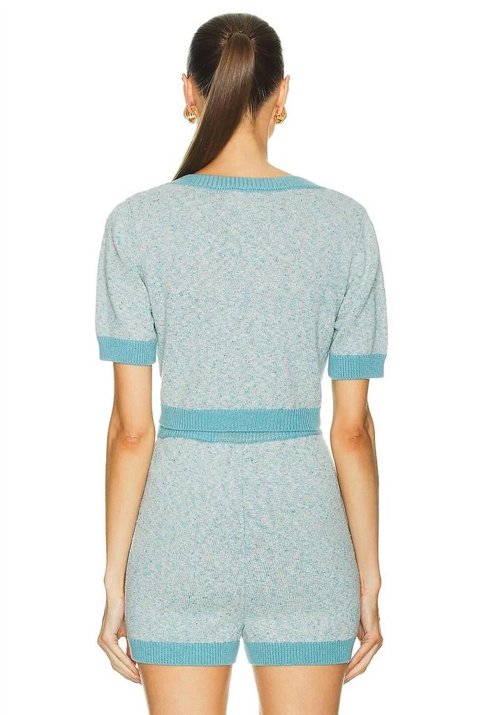Matthew Bruch Matthew Bruch - Tweed Knit Apron Crop Top 2