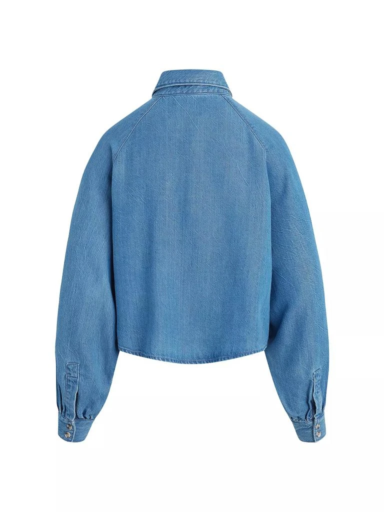 Hudson Chambray Cropped Shirt 3