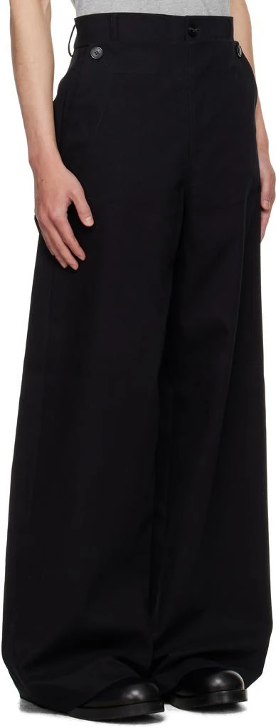 Dries Van Noten Black Sailor Trousers 2