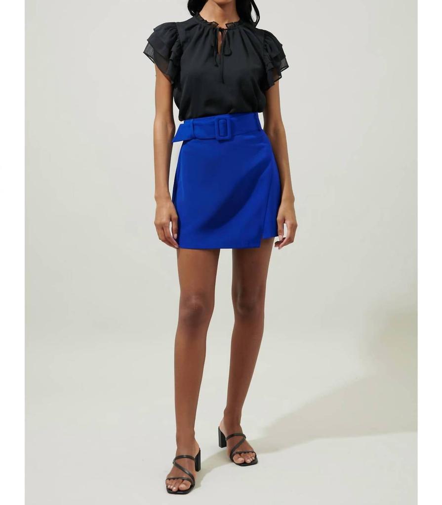 Sugarlips Sugarlips - Chelsea Belted Mini Skirt