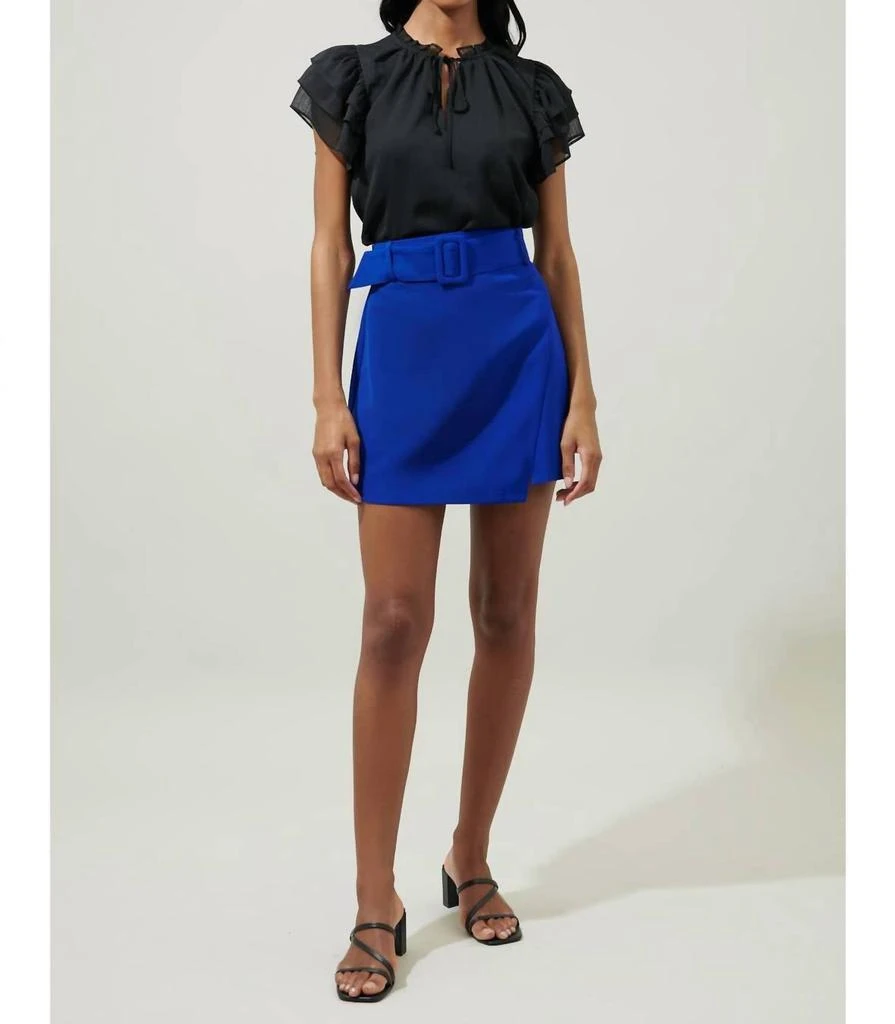 Sugarlips Sugarlips - Chelsea Belted Mini Skirt 1