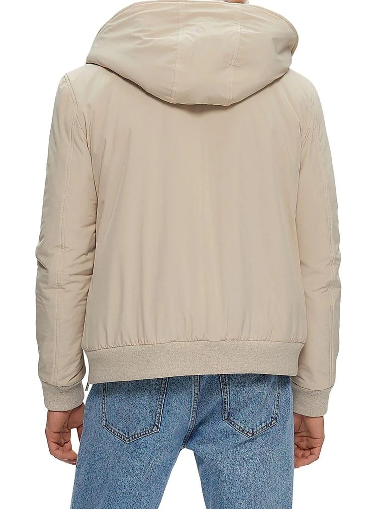 Gorski Shearling Lamb Lined Bomber Jacket 4