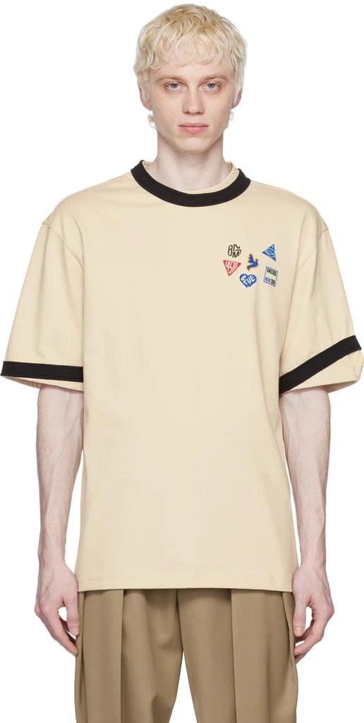 ADER error Beige Patch T-Shirt 1