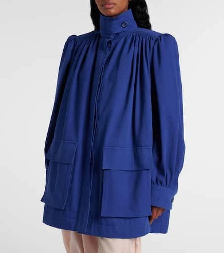 Chloé Gathered cotton canvas jacket 7