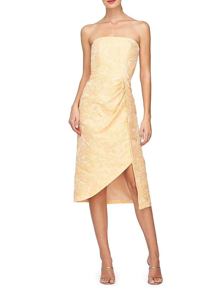 Kay Unger Lucy Jacquard Midi-Dress 2
