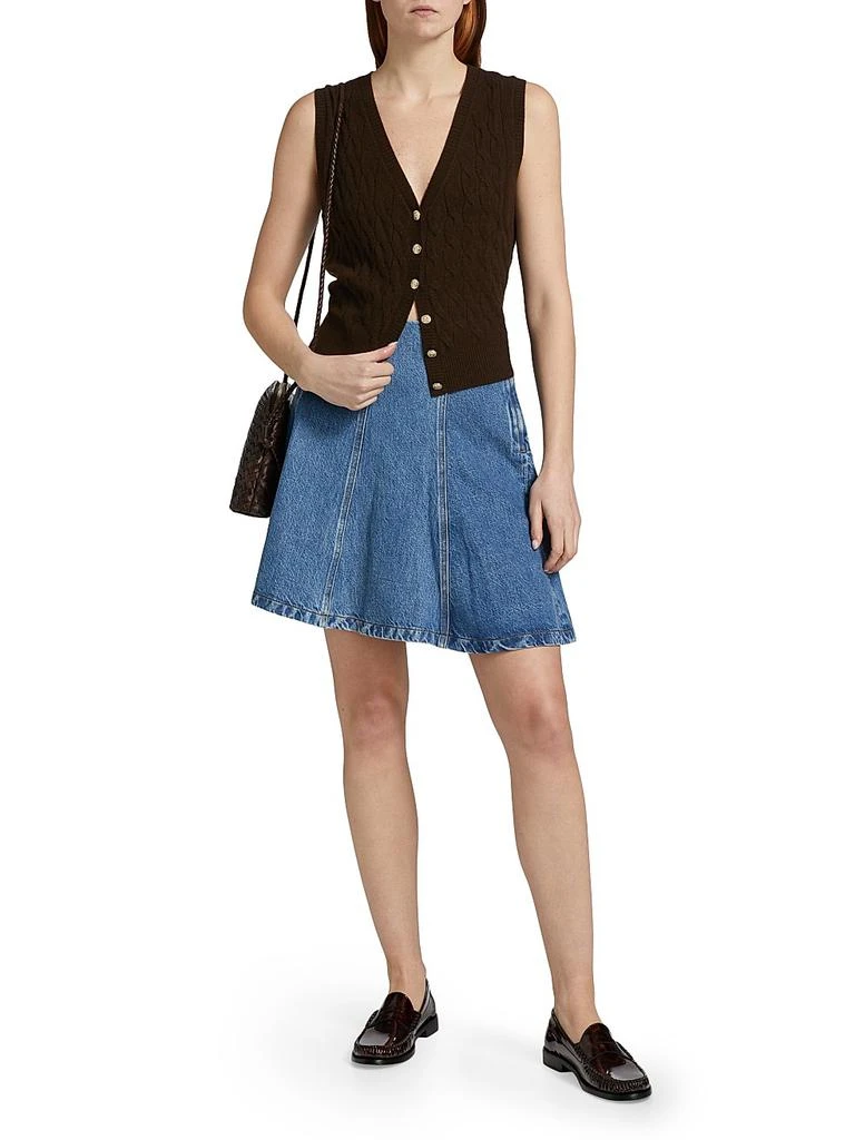 FRAME The Sway Denim Miniskirt 2