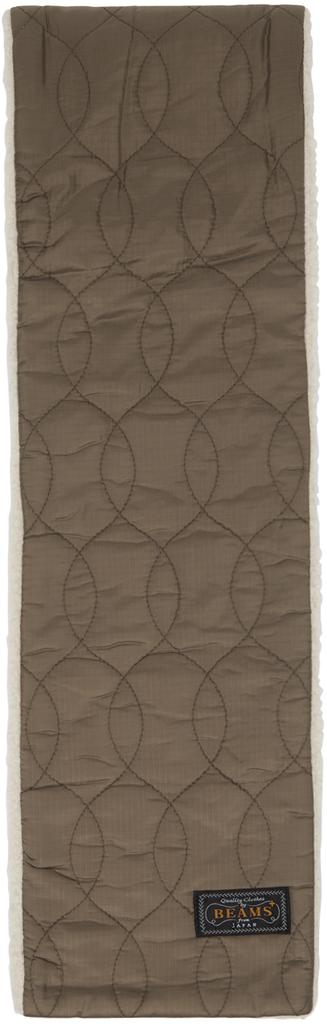 BEAMS PLUS Khaki Quilted Scarf