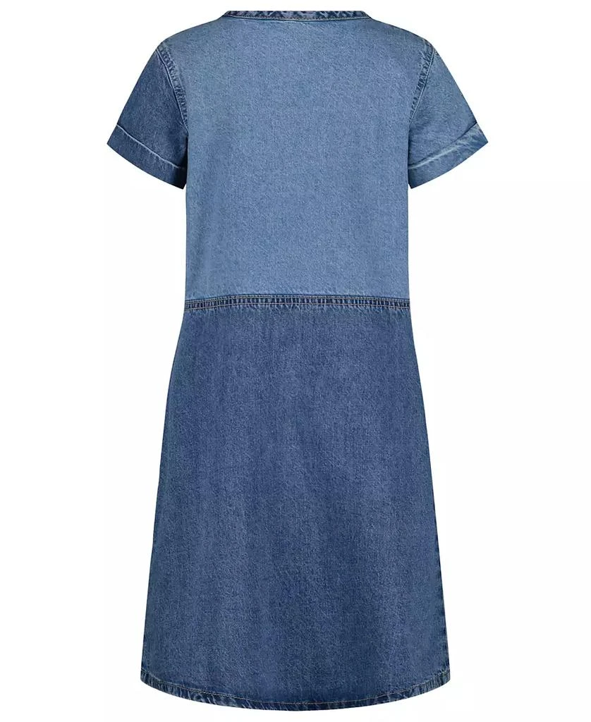 Clavin Klein Big Girls Patchwork Denim Dress  On Sale Now with Up to 66%  Off | Discover Exclusive Deals & Savings at BeyondStyle  Authentic Calvin  Klein dress|kids|dresses with Limited-Time Discounts,