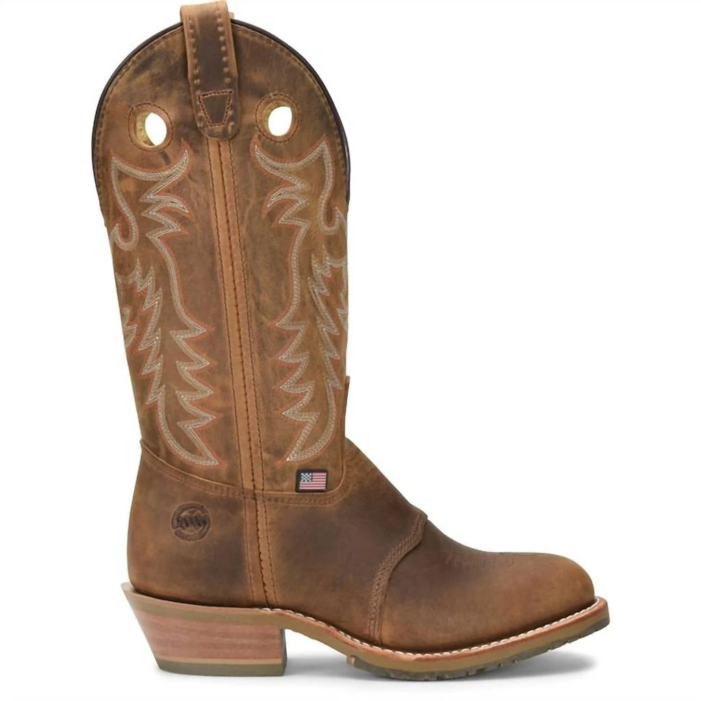 Double-H Boots Women's Daniela Buckaroo Boots In Brown 2