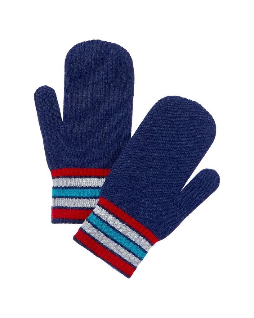 Brodie Cashmere Ski Stripe Cashmere Mittens