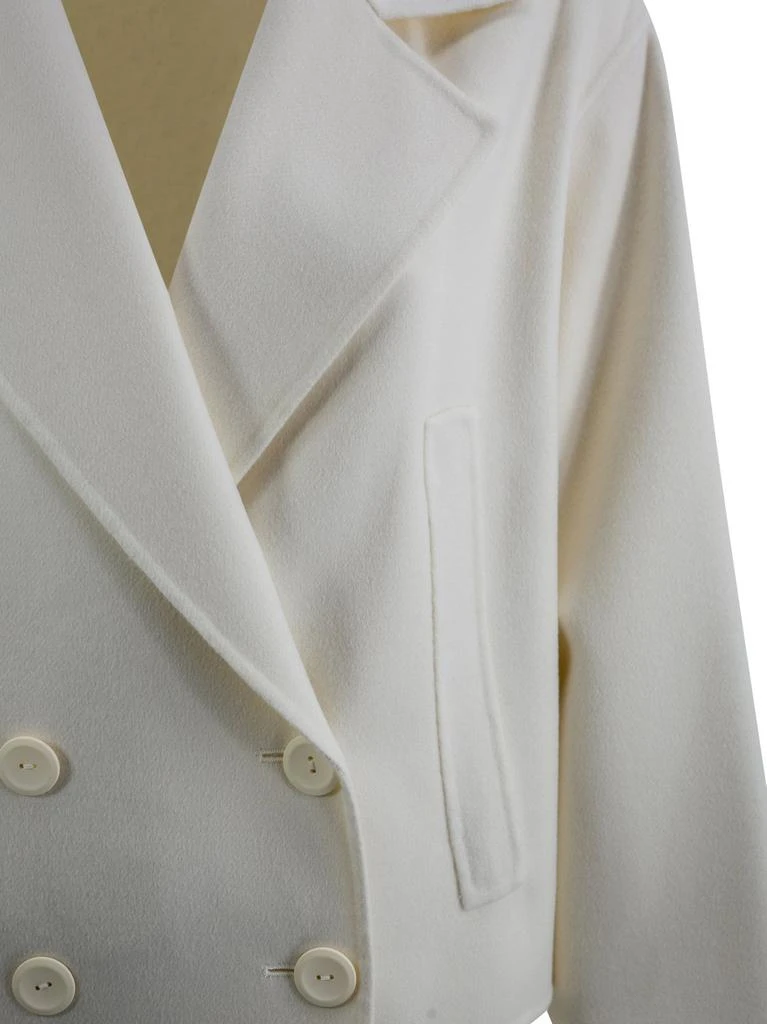 Max Mara Max Mara Studio Double-Breasted Long-Sleeved Coat 4