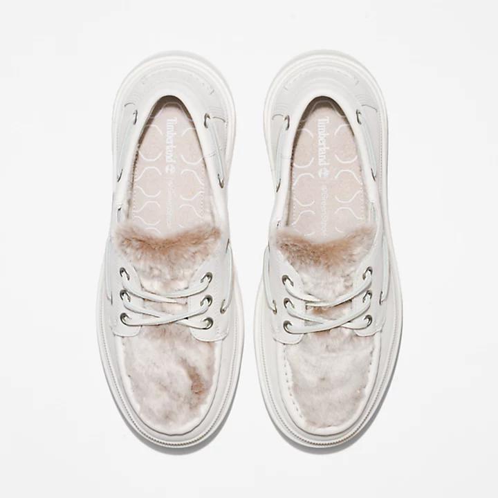 Timberland Ray City Warm-lined Boat Shoe for Women in White